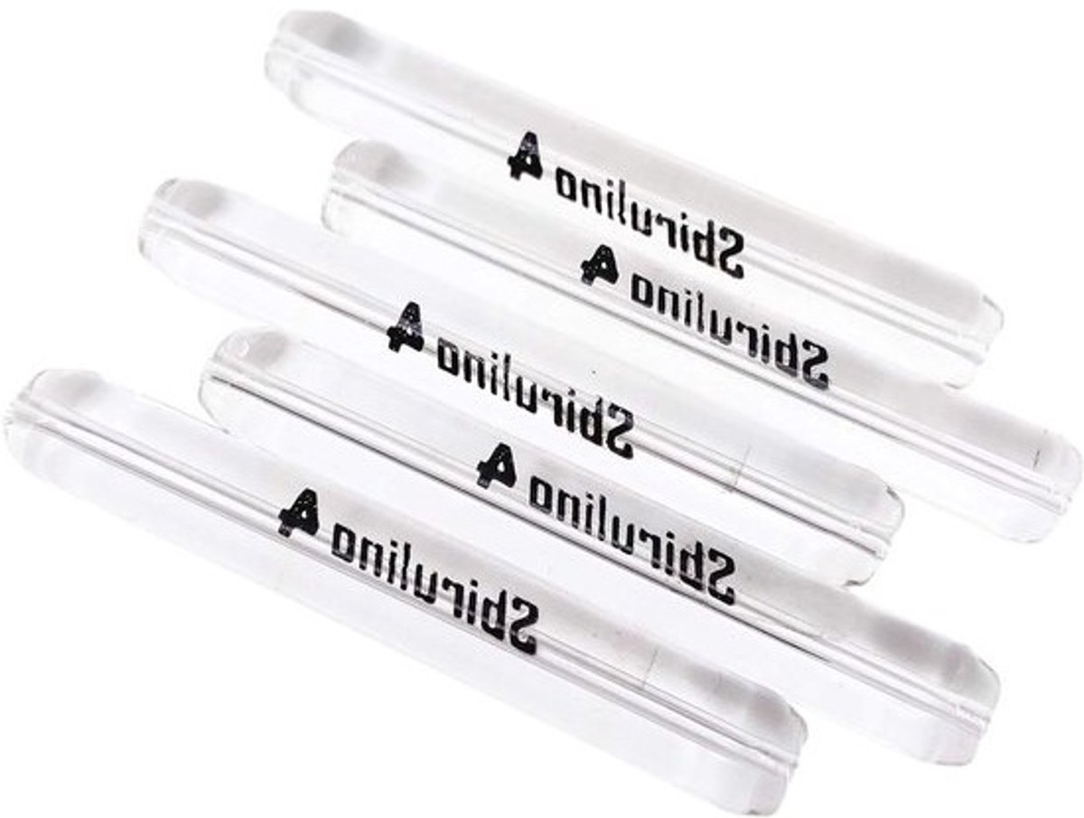 Visglasset - Sbirulino set - Forelvissen - Dynamische visserij - 5 x 4 g - Transparant