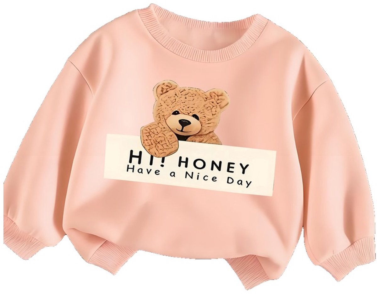 Currero Sweater Jongens Sweaters Sweatshirt Hoodie Warme Trui Pullover Jumper Crewneck Vest 9-12 Maanden Roze