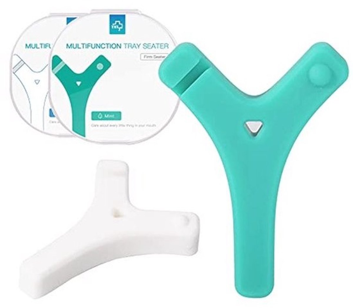 Y-vormige Aligner Chewie - Twee Packs Tanden Chewies (Mint en Origineel)