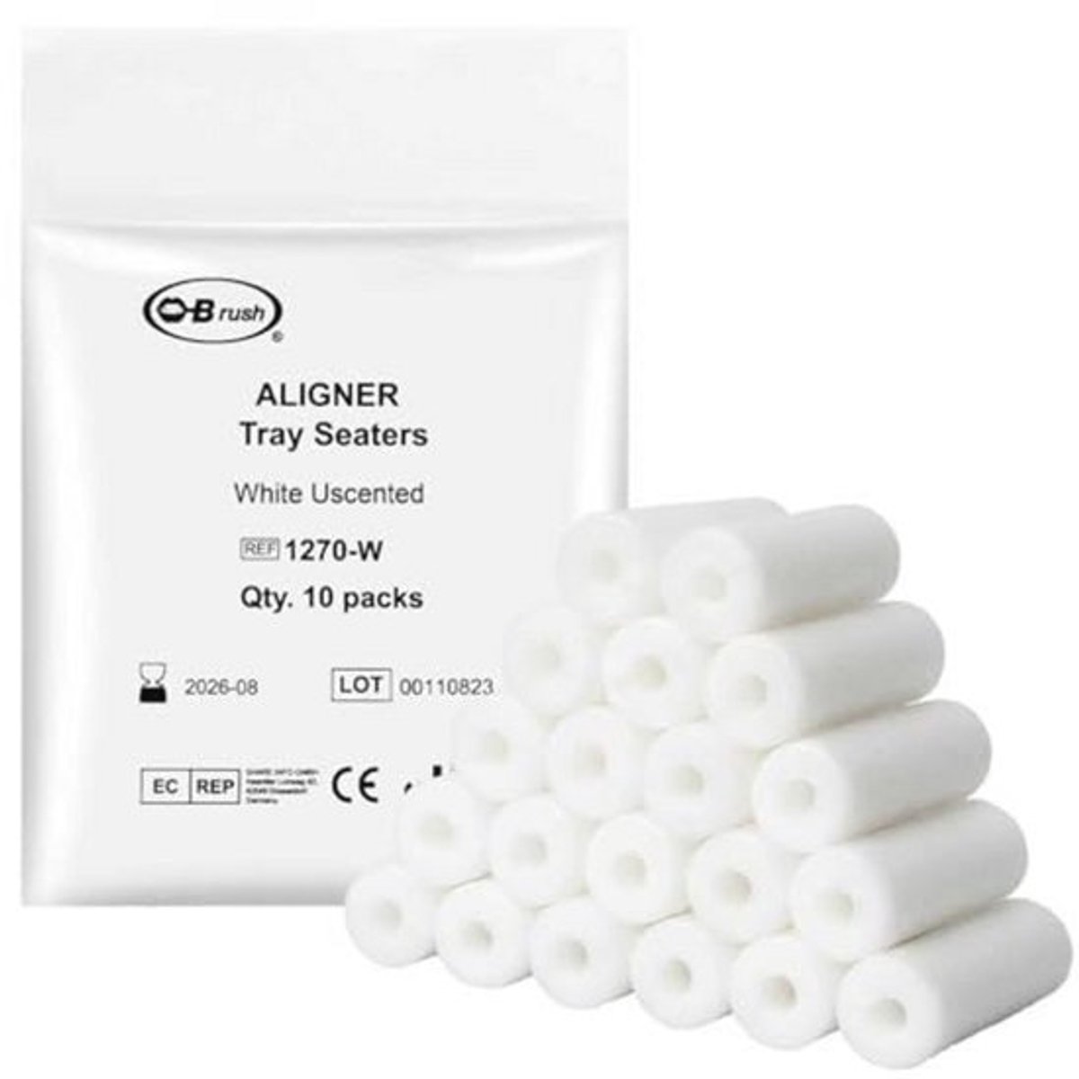Chewie Tray Seaters voor Invisalign Aligners - 20 Stuks voor Effectieve Tandenuitlijning