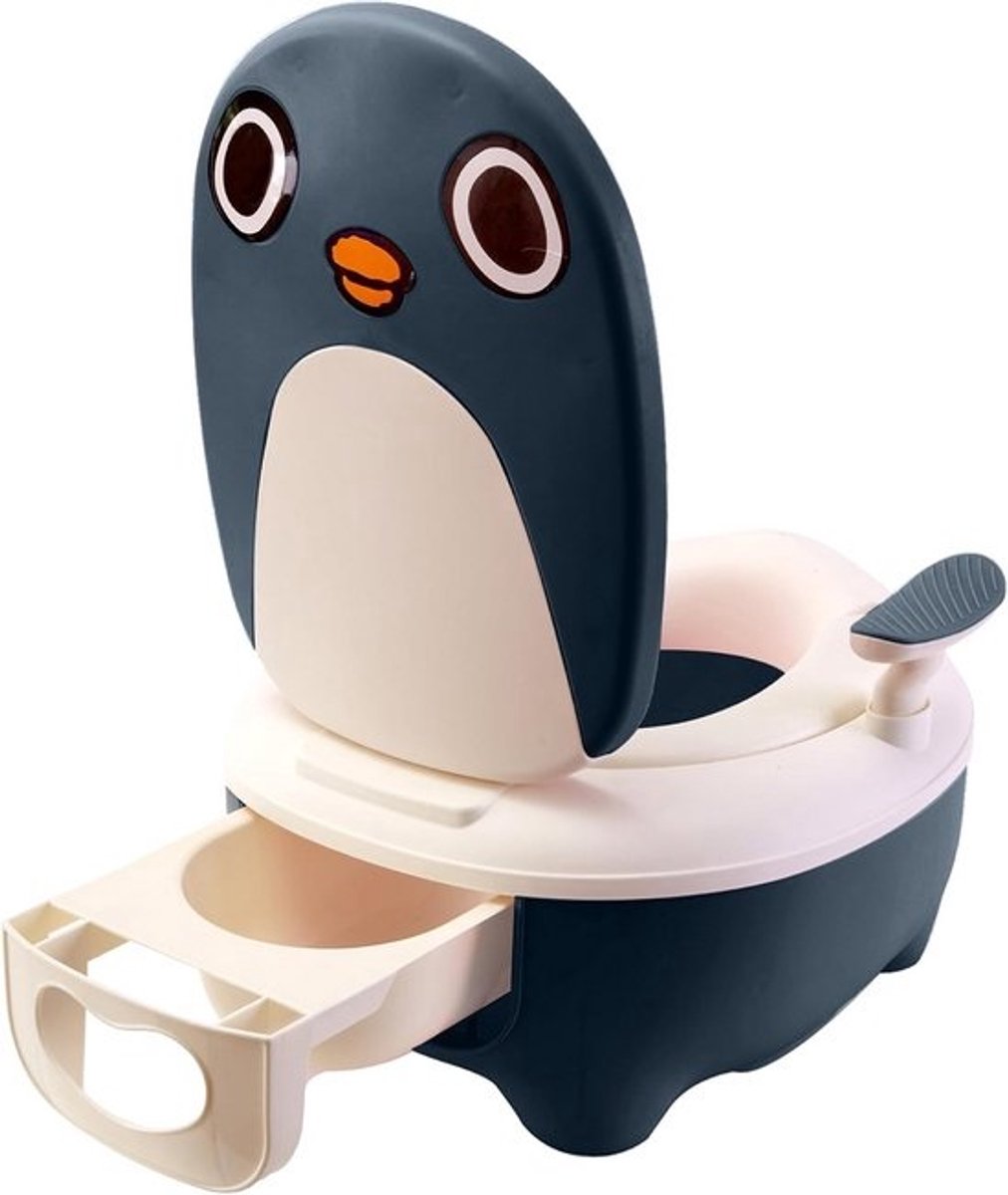 Kinder Potty - Uitneembaar Potje voor Peuters en Baby's vanaf 2 Jaar - Toilettrainer in Blauw