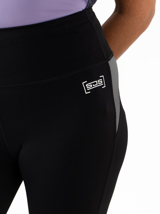 Sjeng Sports TOLA - Trainingsbroek - Dames - Zwart - Soepel Multistretch Materiaal - Tennis en Fitness - Bewegingsvrijheid - Hoge Taille van Merkloos — afbeelding 4