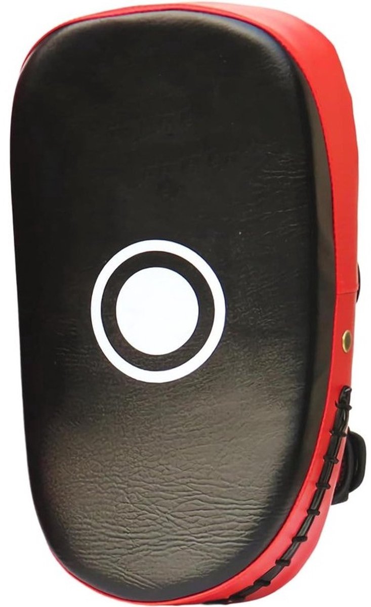 Bokspad - Trainingskussen Vechtsport - Vechtsport Training - Gebogen Ontwerp - 37 x 17 cm - Zwart