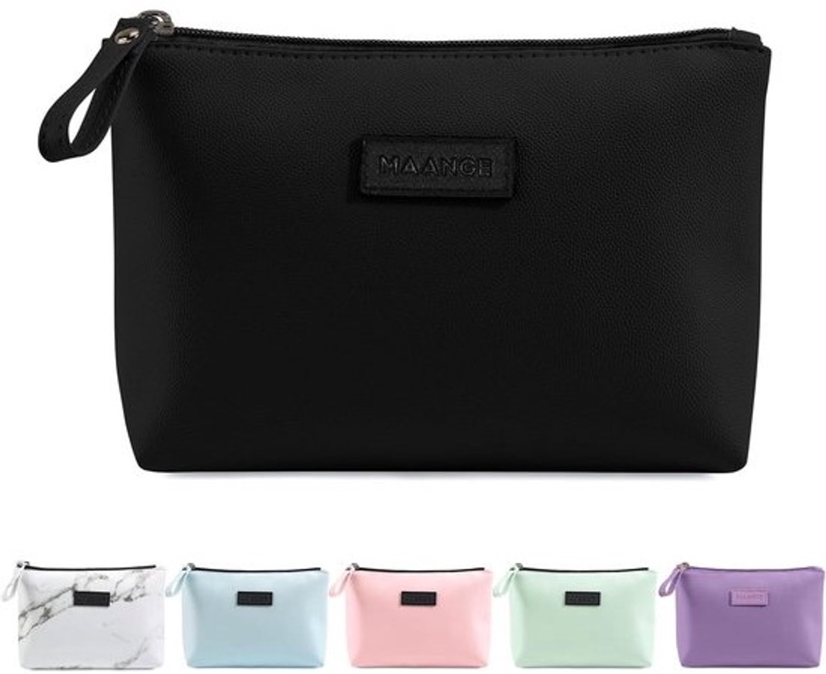 Kleine Cosmetische PU Leren Make-uptas met Rits