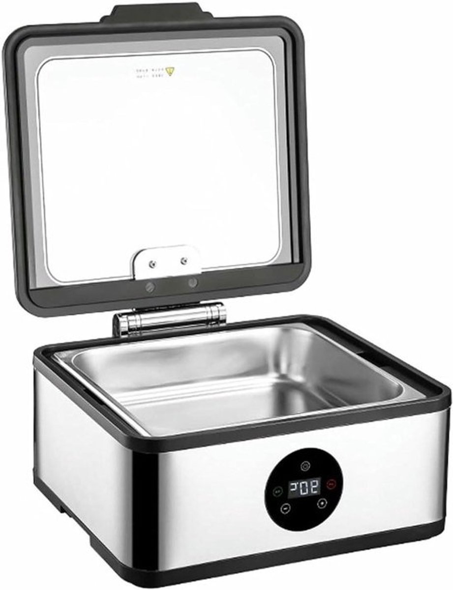Buffet Server - Voedselwarmer Elektrisch - Eten Warm Houden - Smart Touch Screen - 6L of 9L - Zilver