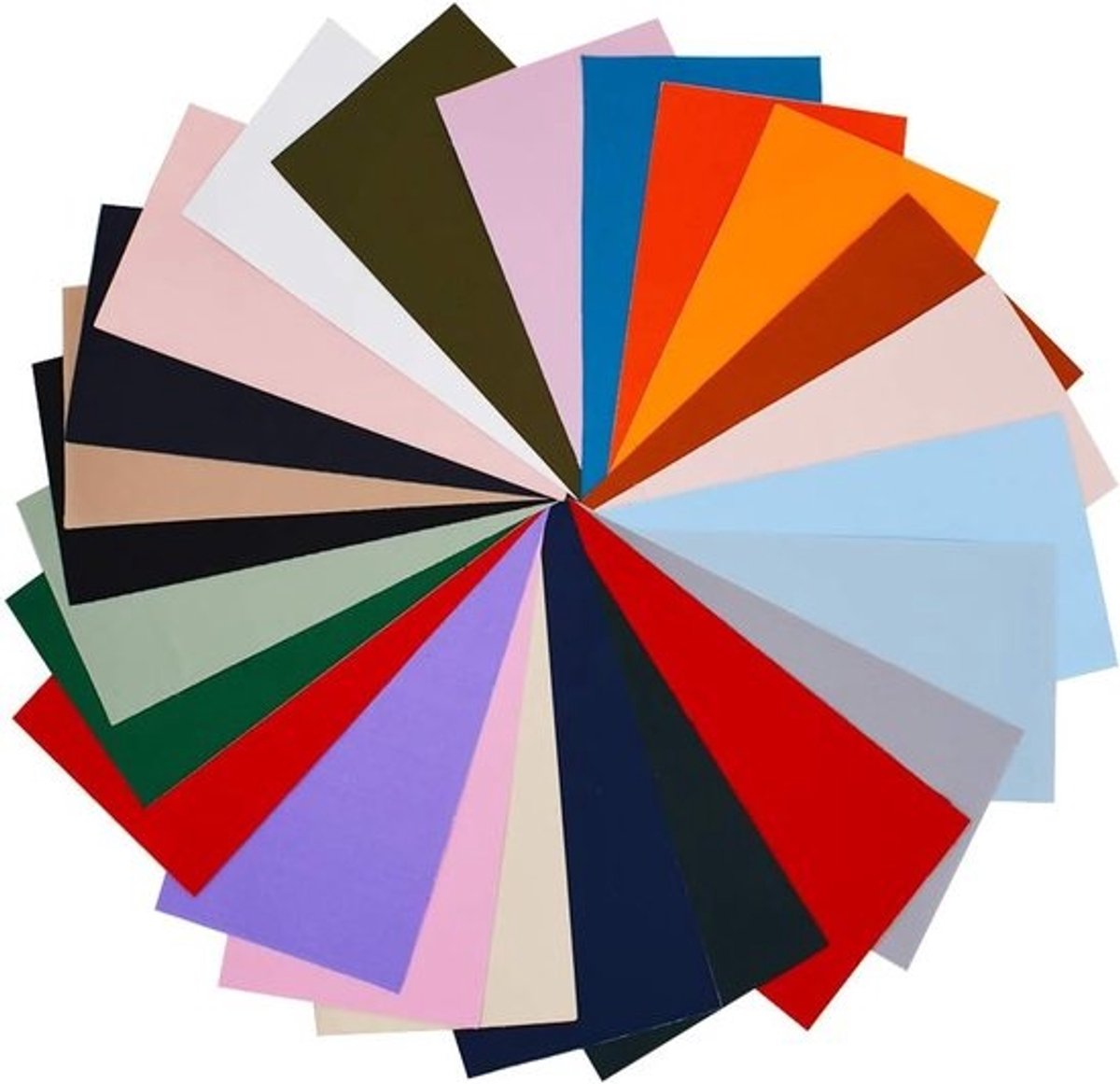 Allecta - Zelfklevende Stoffen Patches Set - Reparatie Voor Kleding, Donsjack, Tent - 24 Kleuren - Waterdicht - Lichtgewicht