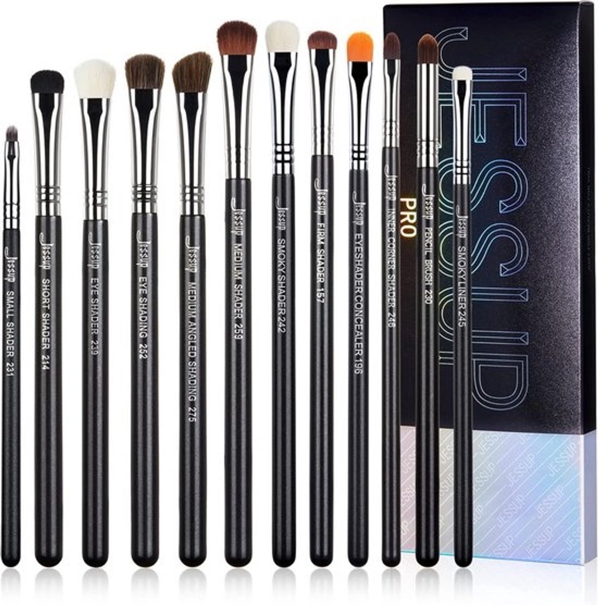 12-delige Oogschaduwkwastenset Professioneel voor Oogmake-up en Concealer