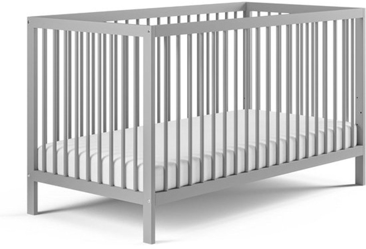 In Hoogte Verstelbaar Babybed Houten Ledikant Uitneembare Zijde 70x140