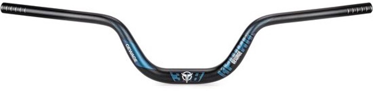 Fietsstuur Riser - Aluminium Stuur - Comfortabel Fietsen - Lichtgewicht Aluminium - 780 mm Lengte - blauw
