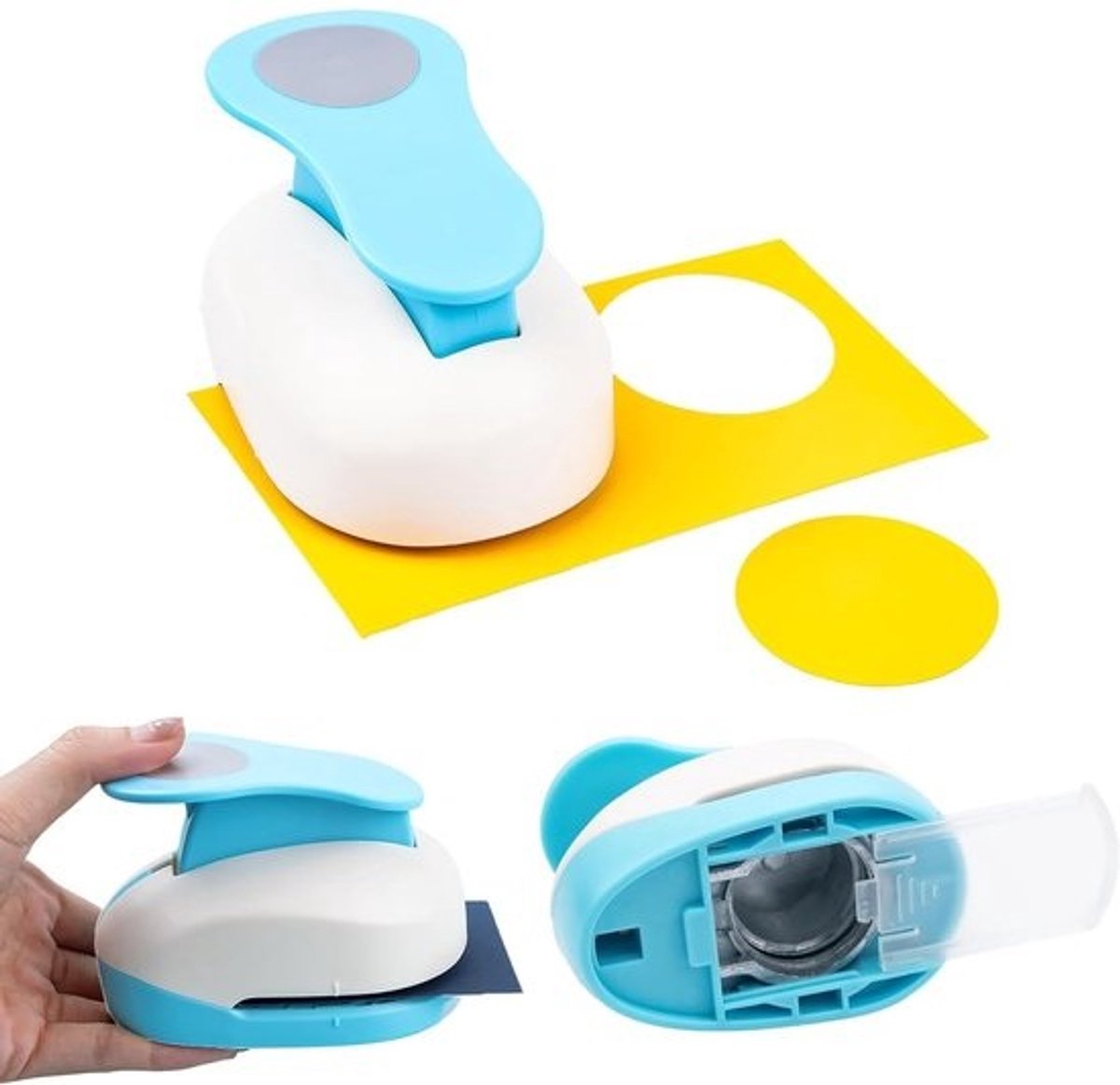 Cirkel Perforator - Papieren Pons - Hobby Knutselen - Hendel Actie - 2 Inch Cirkel