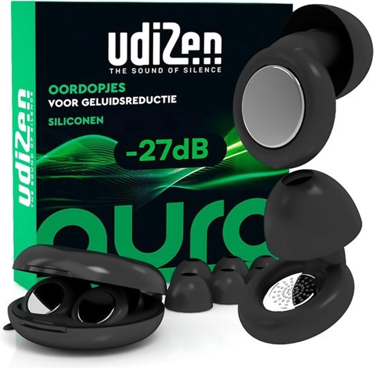Geluiddempende Oordoppen - Ergonomische Siliconen Oordopjes voor Slaap, Reizen en Studeren - Wasbaar en Herbruikbaar - 27dB