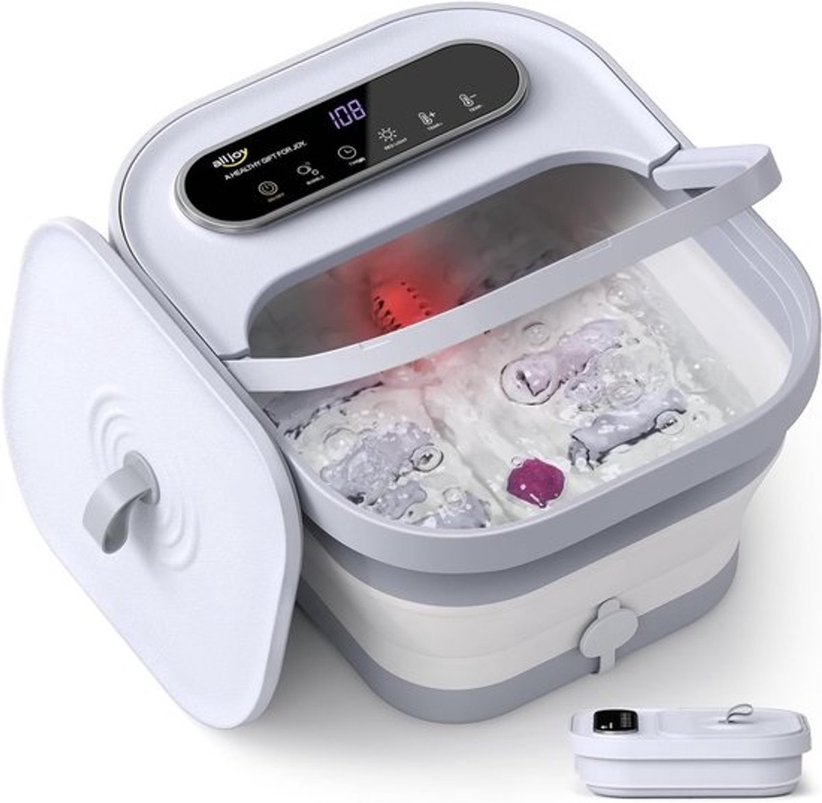 Voetenbad met Massage - Voetmassage Apparaat - Met Bubbelfunctie - spa