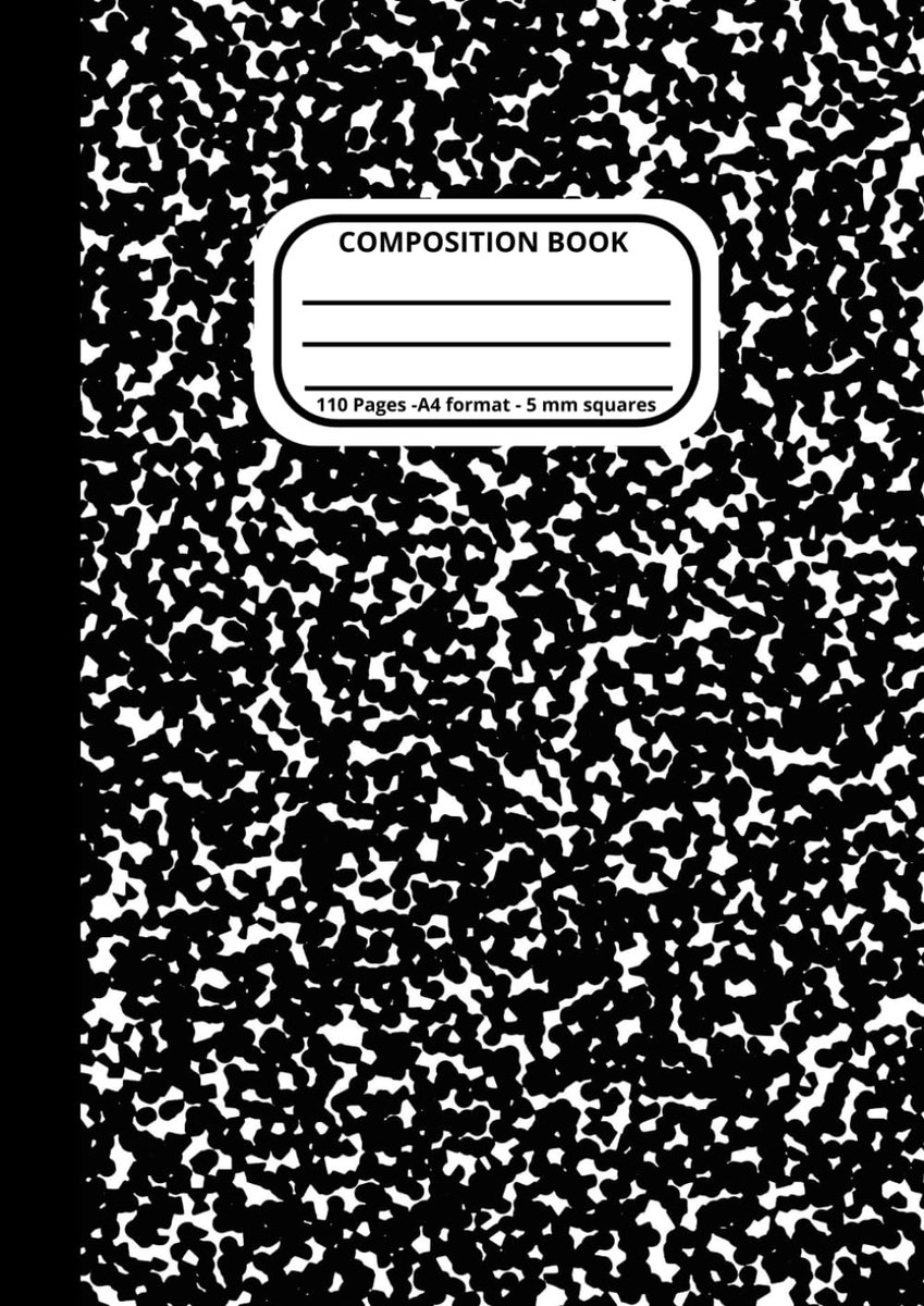 Squared notebook, American college style: 110 pages, A4 format - ShopVlot