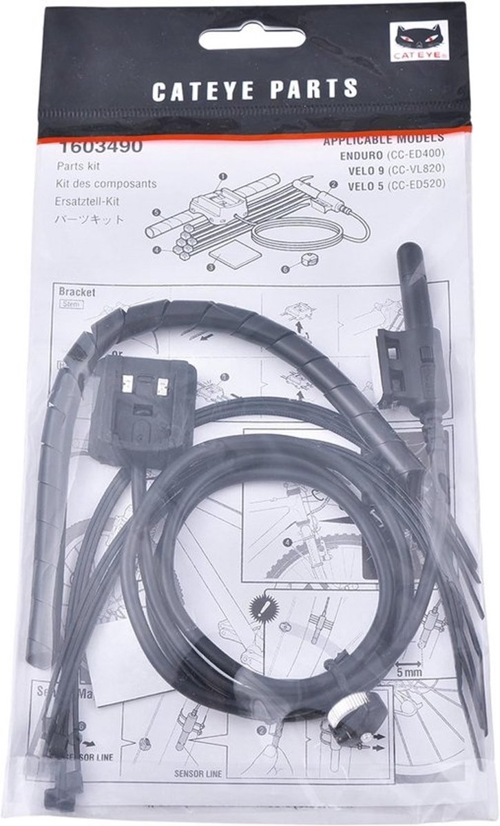Fietscomputer Sensorkit Heavy Duty Inclusief Magneet voor Betrouwbare Metingen