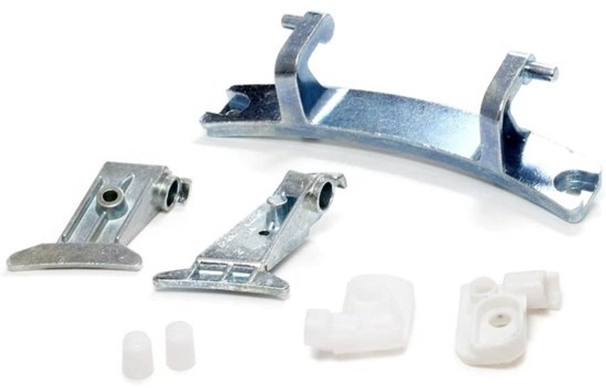 Scharnier Oblò - Deur Scharnier - Wasmachine Reparatie - Compatibel met Candy - 19.1 x 7.8 x 3.7 cm - Zwart