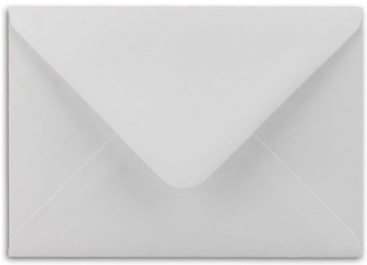 150x C6 Enveloppen Wit 11.5 x 16.3 cm - Zonder Venster - Met Natte Gom