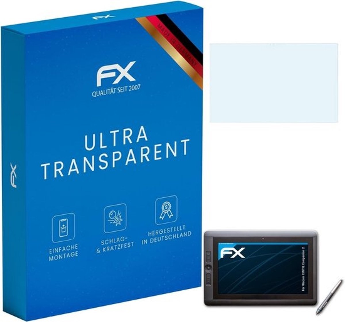 Screen Protector voor Wacom Cintiq Companion 2 - Ultra-Clear Beschermfolie - 2 stuks