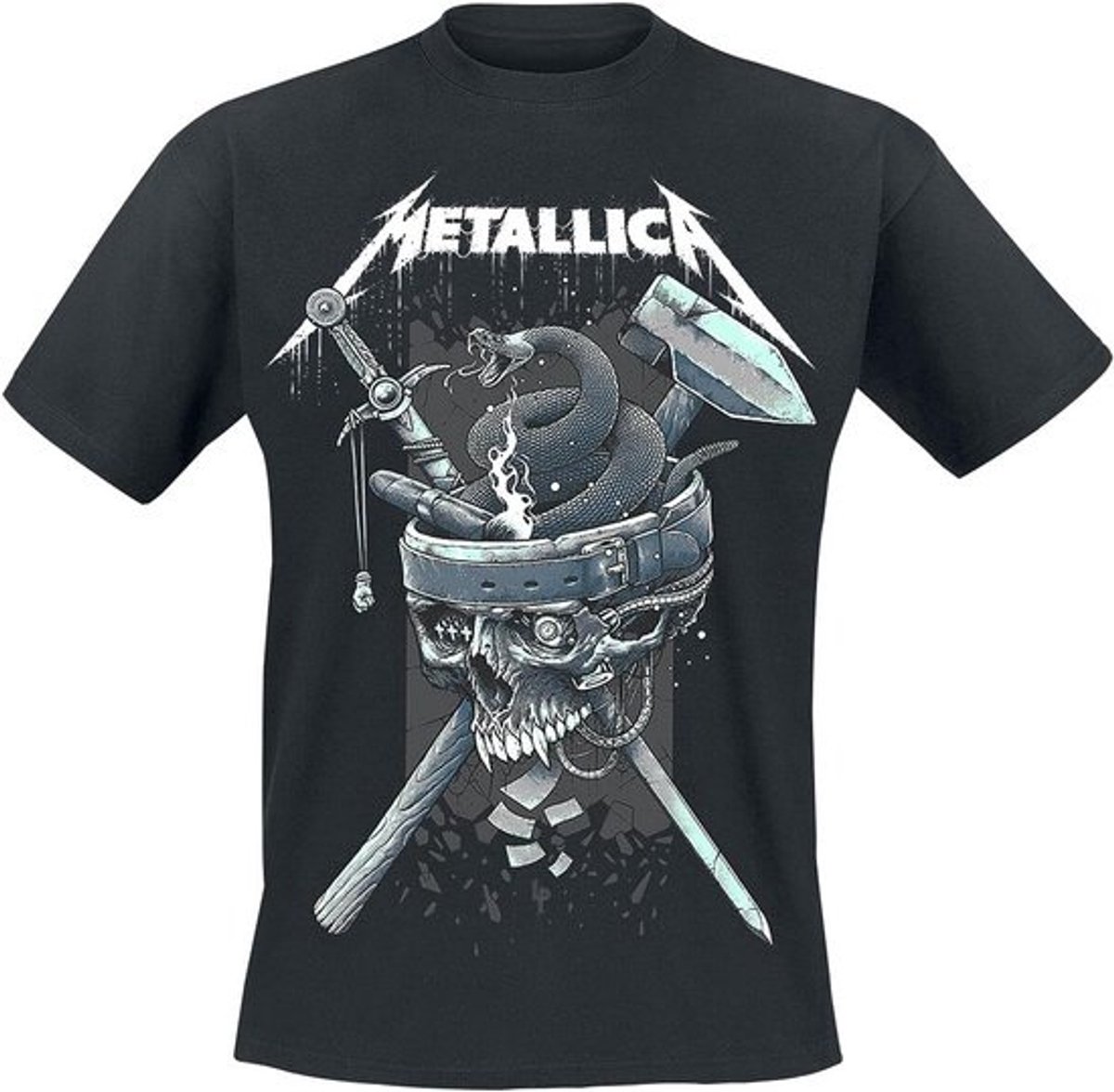 Metallica T-shirt zwart - officiële heavy metal band merch
