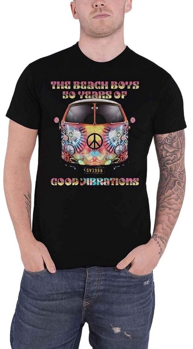 Iconisch Band T-Shirt Heren Dames - Zwart Katoen