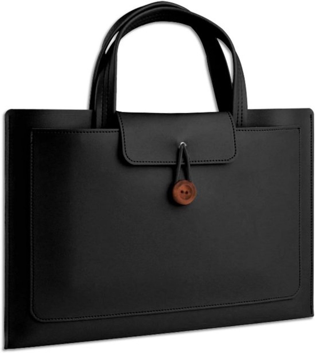 Laptoptas - Beschermhoes - Veilig Vervoeren - Waterafstotend Materiaal - Tot 16 Inch - Zwart