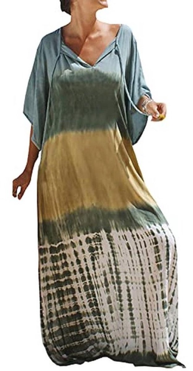 Maxi Kaftan Jurk voor Dames - Bohemian Strandmode en Cover-Up