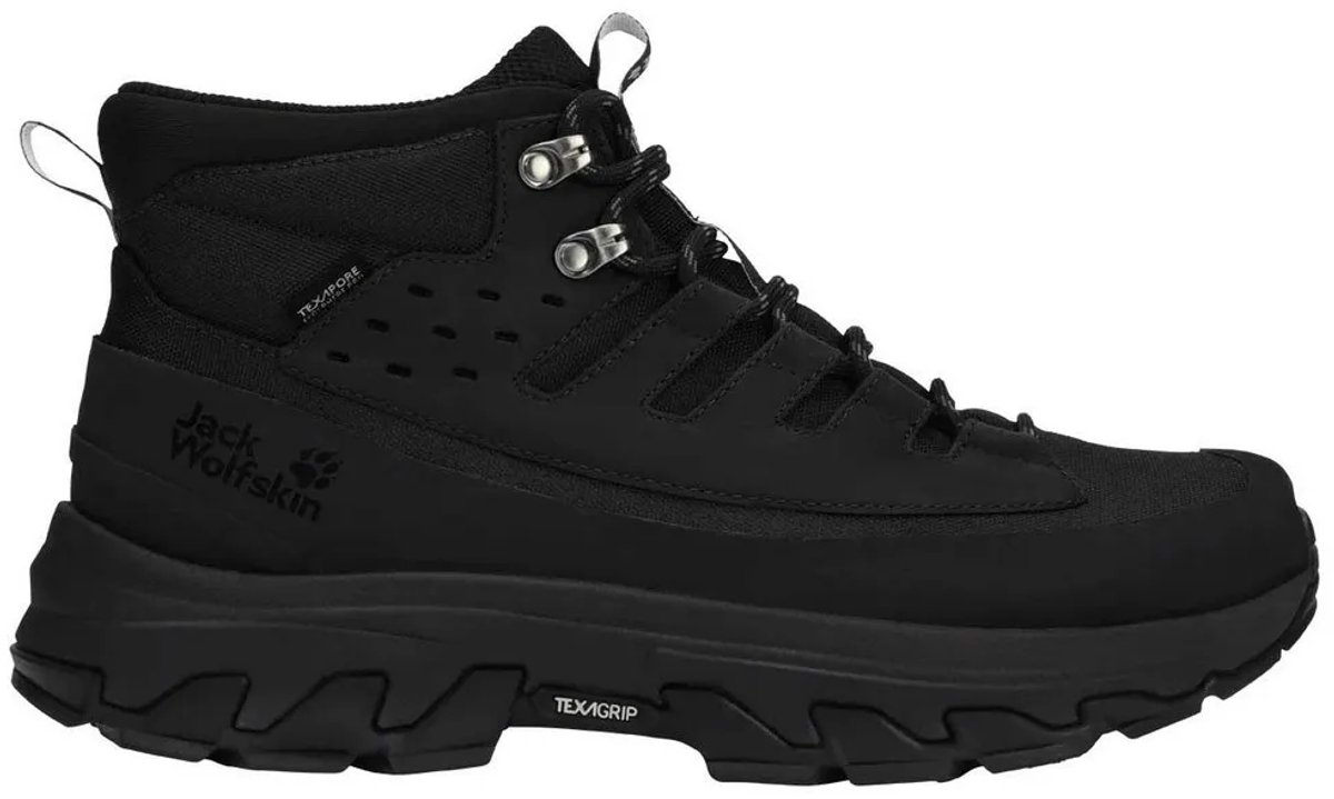 Jack Wolfskin Apex Hike Texapore Mid Wandelschoenen Zwart EU 43 Man