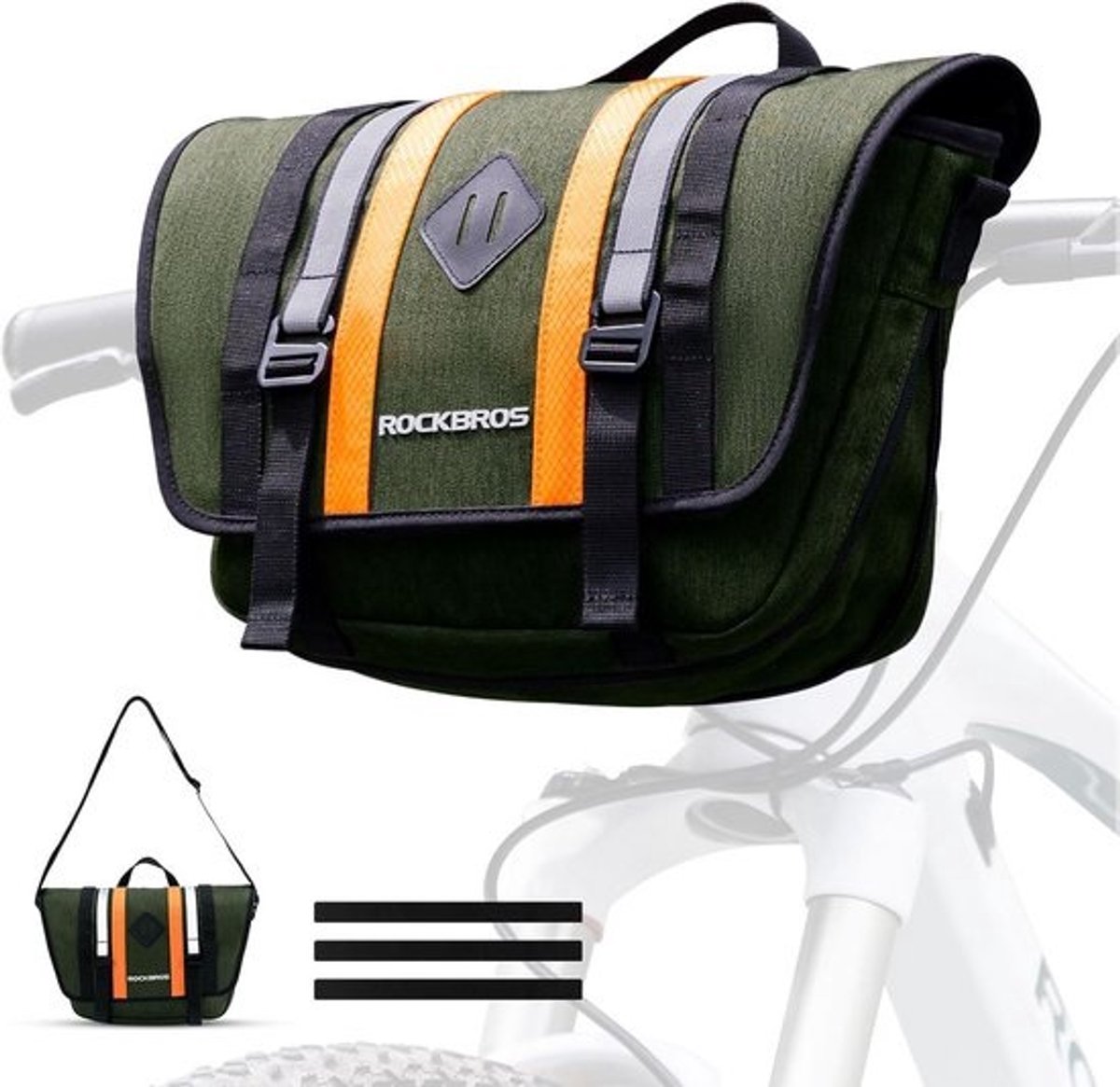 Fietsstuurtas met Afneembare Schouderband - Waterafstotend - 4L Capaciteit