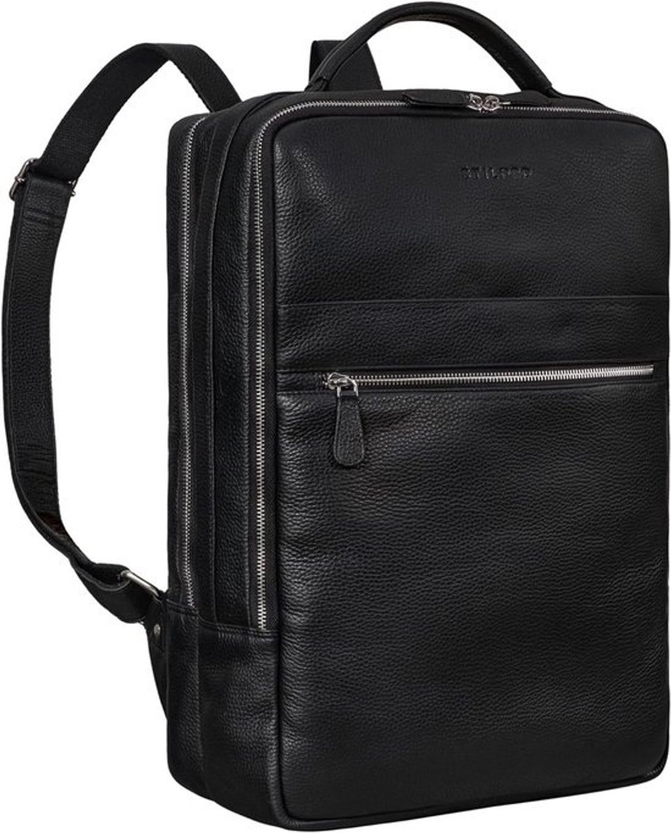 Grote Leren Laptop Rugzak Vintage XL voor 17 Inch Notebook en Werk