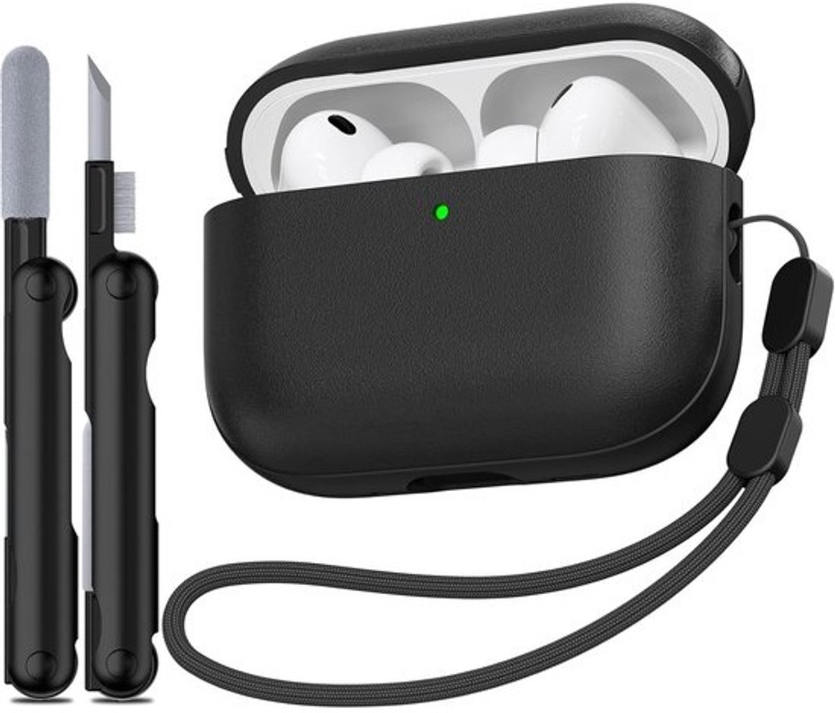 Hoes voor AirPods Pro 3 (2025) met Lanyard en Reinigingsset