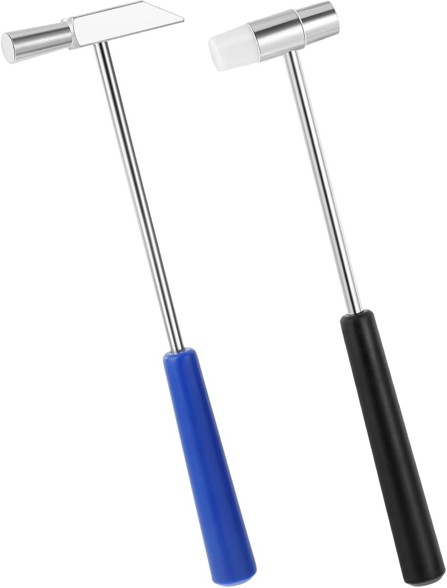 Mini Hamer Set van 2 Stuks, Dubbelzijdige Kleine Hamer voor Ambachten, Juwelen en Reparaties van Kleine Apparaten