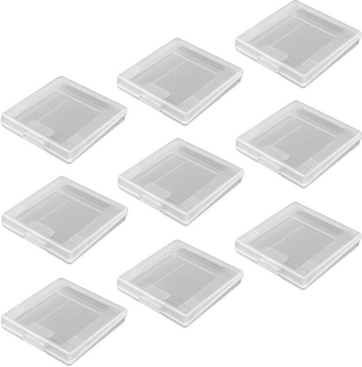 - Gameboy Cases - Transparante Beschermhoezen - Robuuste Bescherming - 9 Stuks - Game Cartridge Bescherming - Geschikt voor Game Boy - Tran...