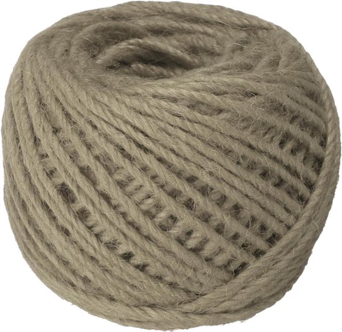 Natuurlijk jute koord 3 mm - tuintouw voor kunsthandwerk en decoratie - beige