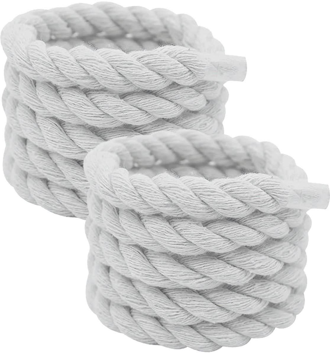 Dailygoods - 1 Paar Ronde Laces voor Air Force 1 - Handgeweven Katoenen Veters 150cm