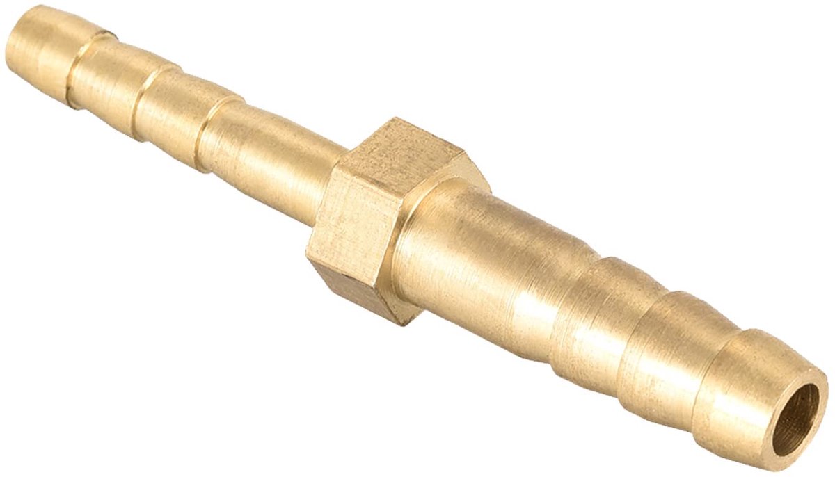 Dailygoods - 6mm naar 4mm Slang Reducer - Messing Connector Adapter