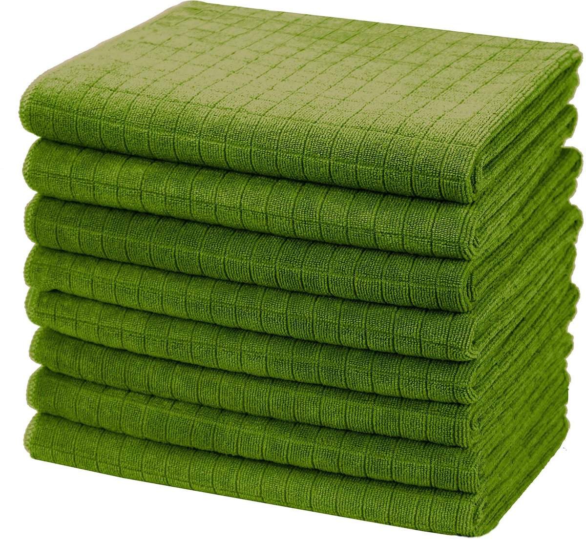 Dailygoods - Microvezel Keukenhanddoeken Set van 8 - Superabsorberend en Lintvrij