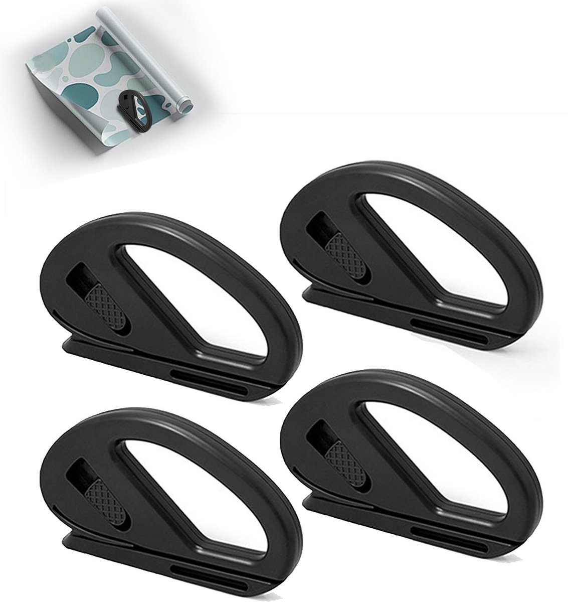 Dailygoods - Set van 4 Cadeau Papercutters - Efficiënt voor Inpakken van Geschenken