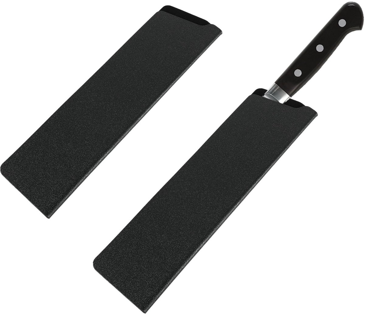 Dailygoods - Set van 2 Beschermhoezen voor Koksmes - 22 x 5.5 cm - Bescherming voor Messen onder 8 Inch