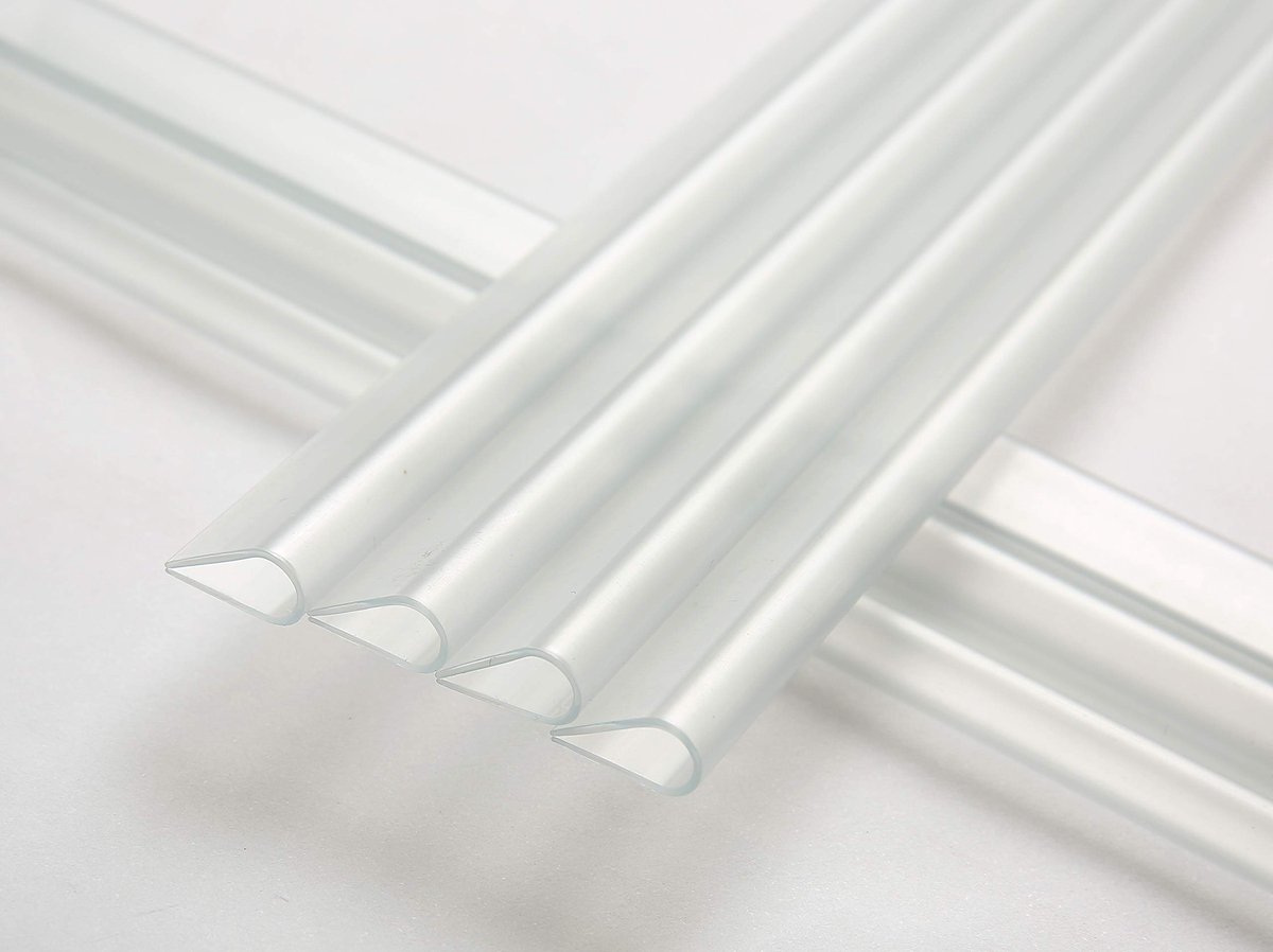 Dailygoods- Bevestigingsclips 30 Stuks - Klemrails voor PVC - Privacyfolie - Zichtwerende Strips - Windbescherming - Transparant