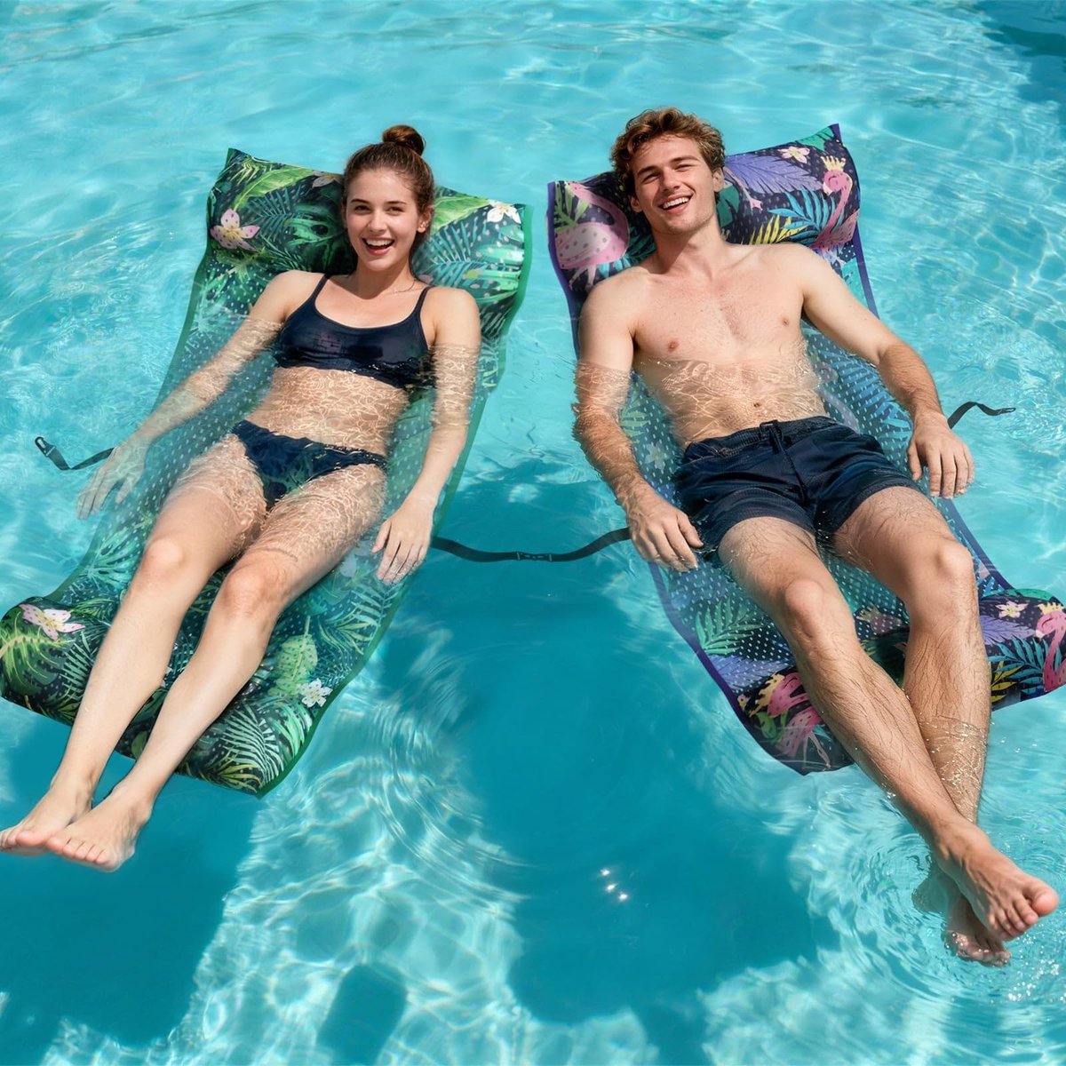 Dailygoods - Multifunctionele Opblaasbare Water Hammock - 4 in 1 Zwemstoel