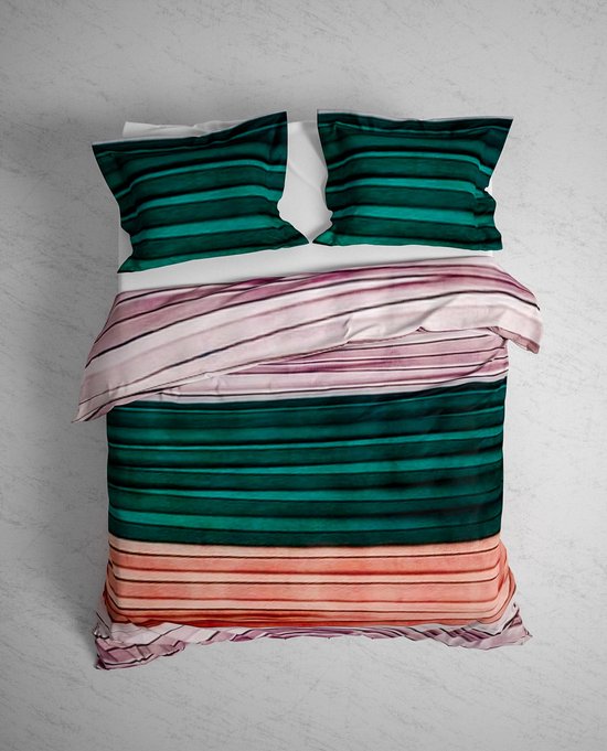 Heckettlane Dorothy Dekbedovertrek - Lits-jumeaux - Katoen - 260x200-220cm - Multi van Heckettlane — afbeelding 3