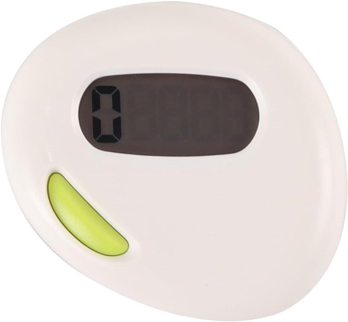 Digitale Stappenteller - Pedometer Klok - Fitness Doelen - Ultralicht Ontwerp - 4 x 3.5 x 1.8 cm - Wit