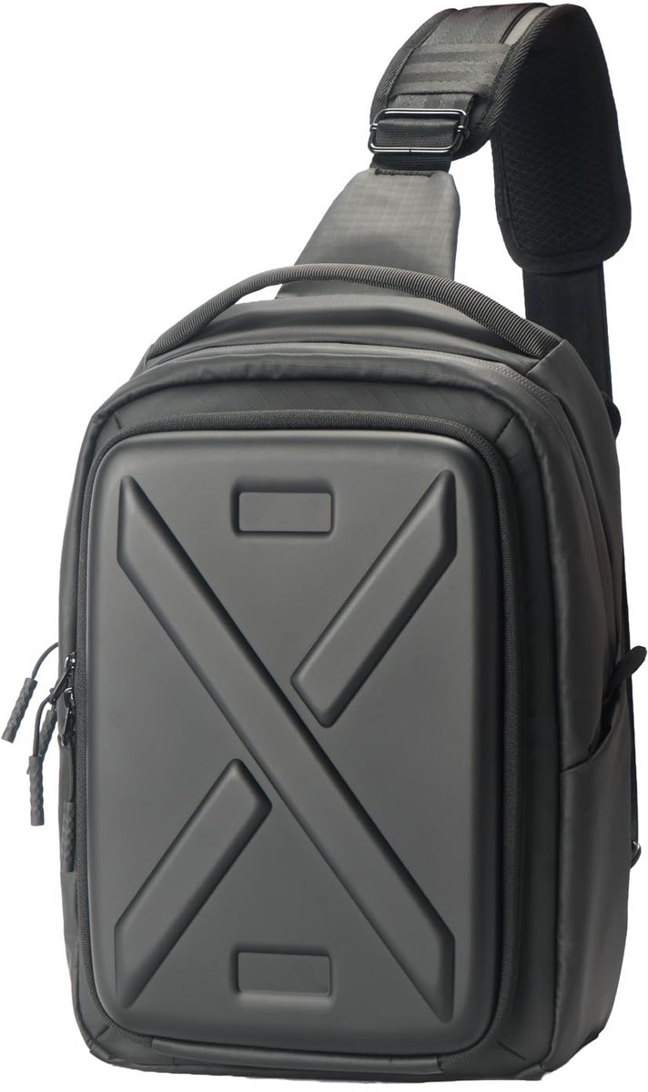 SnelShoppen - Hardshell Camera Sling Bag - Waterdichte Fototas voor Mirrorless en DSLR Camera's - Compacte Crossbody Tas voor Fotografie - Ideaal voor
