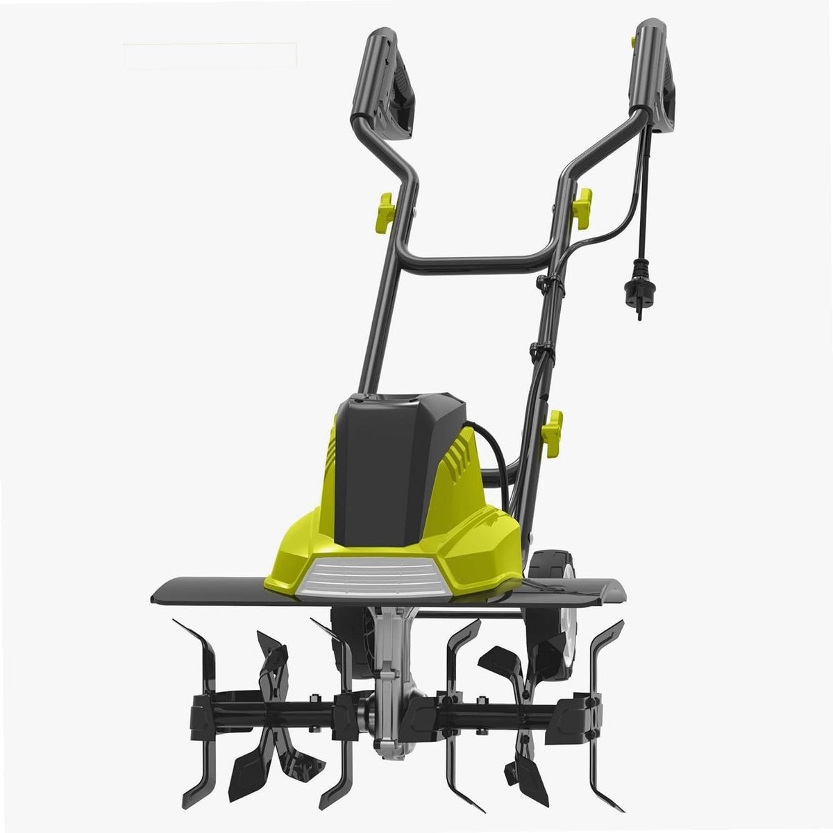 Elektrische Motorhak - Tuinfrees Elektrisch - Bodem Bewerken - Krachtige 1500 Watt Motor - 115 kg - Groen