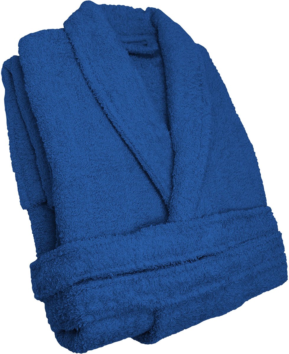 SnelShoppen - Uniseks Badjas voor Dames en Heren, 100% Amerikaanse Badstof, 400g, Met Riem en Tassen, Zachte Ochtendjas, Handdoek voor Thuis, Douche,