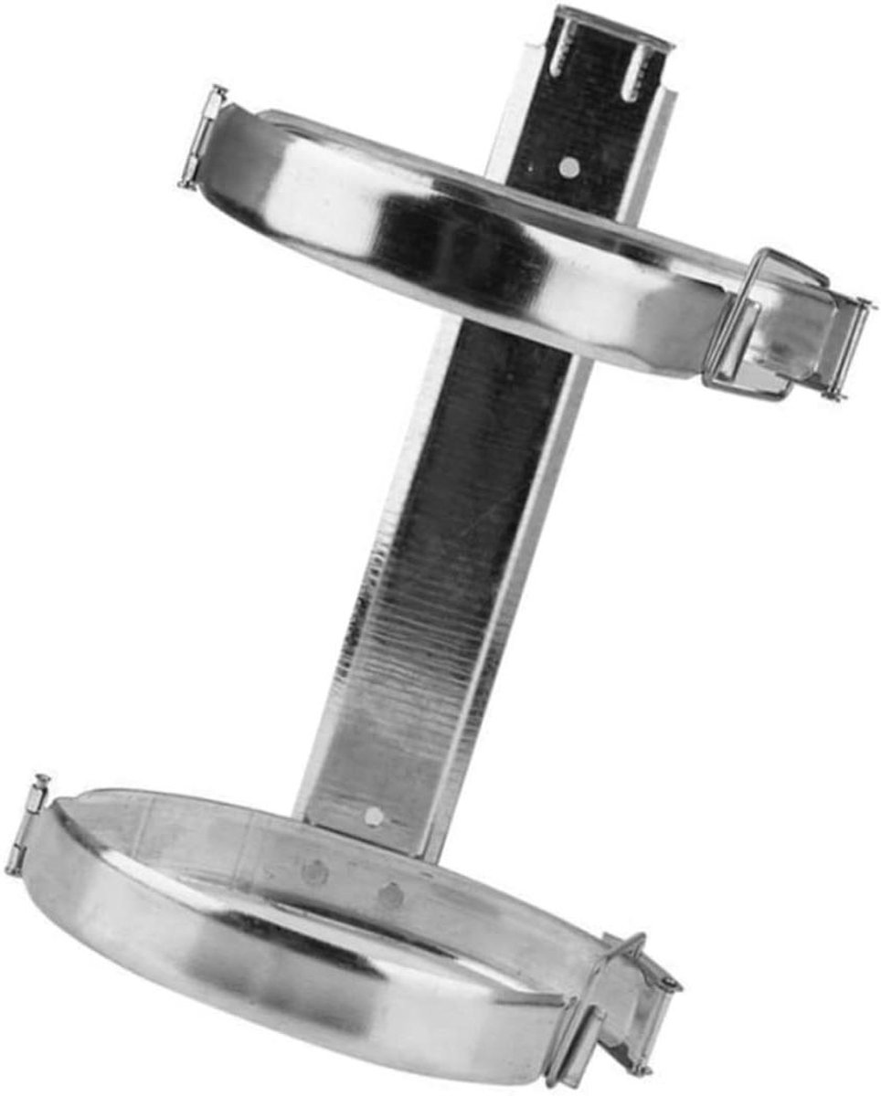 Brandblusser Hanger - Brandblusser Beugel - Veilige Opslag - Wandmontage - 215 x 28 x 14 cm - Zilver