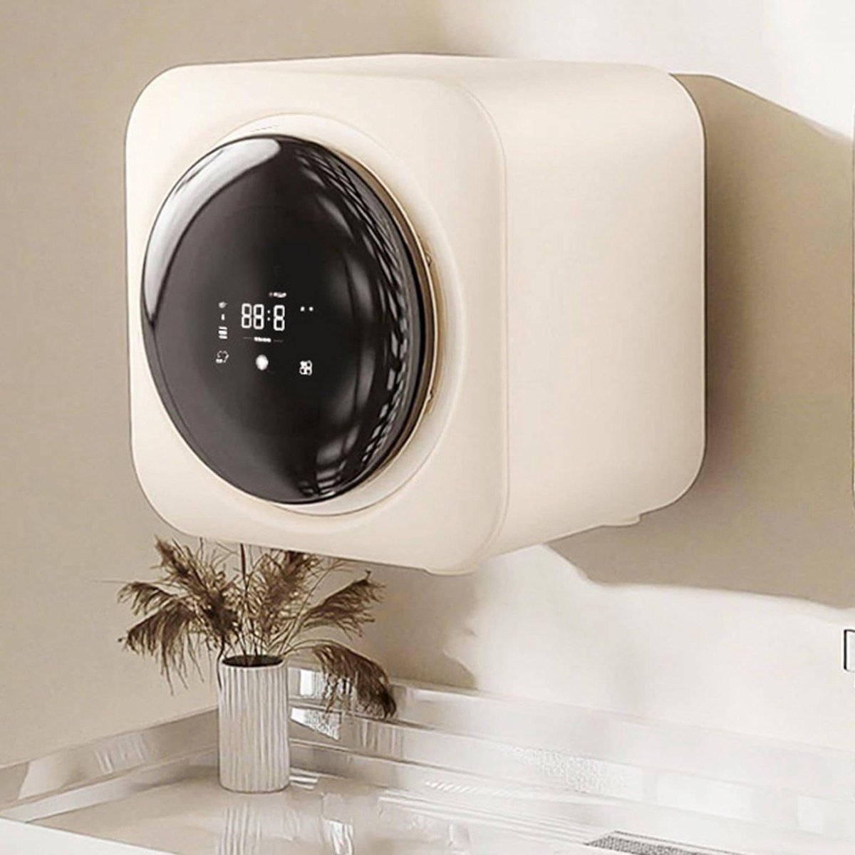Mini Wasmachine Ondergoed Wasmachine Hygiënisch Wassen Zelfreinigende Kuip 35 Liter Wit