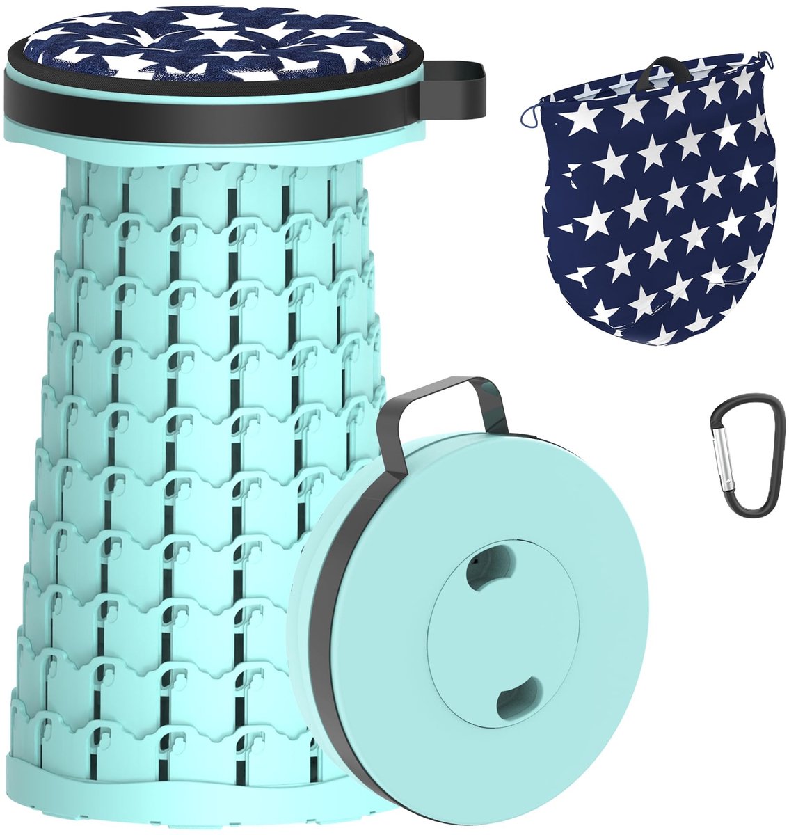 Dailygoods - Opvouwbare Camping Stool - Draagbaar en Verstelbaar