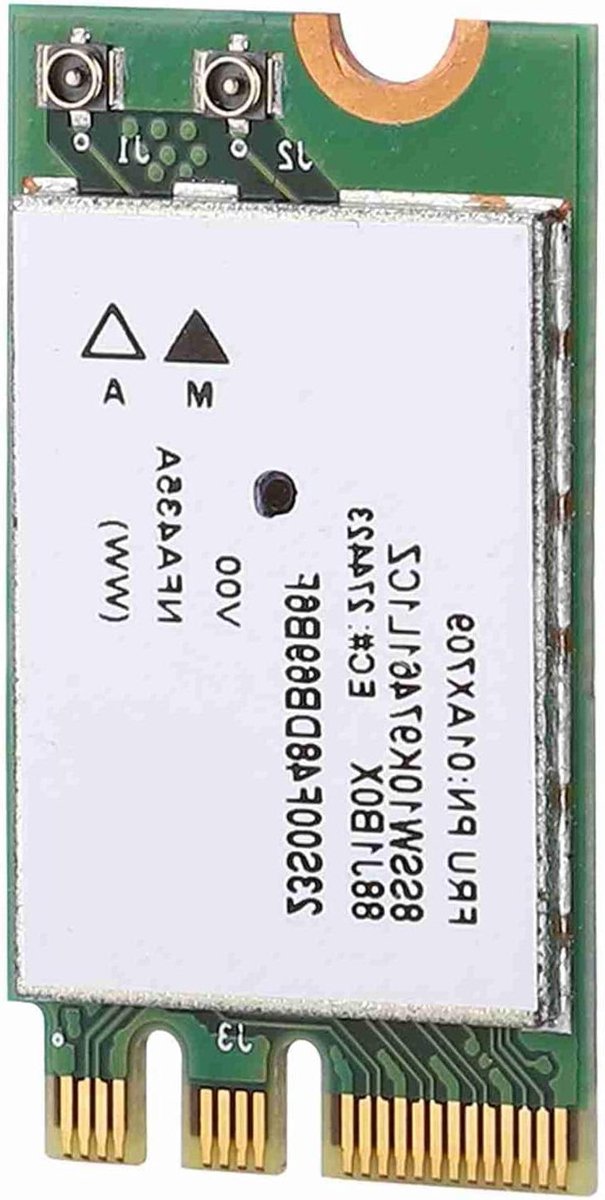 Netwerkkaart - Draadloze kaart - Laptop Upgrade - AC Protocol - M.2 Interface - Niet gespecificeerd