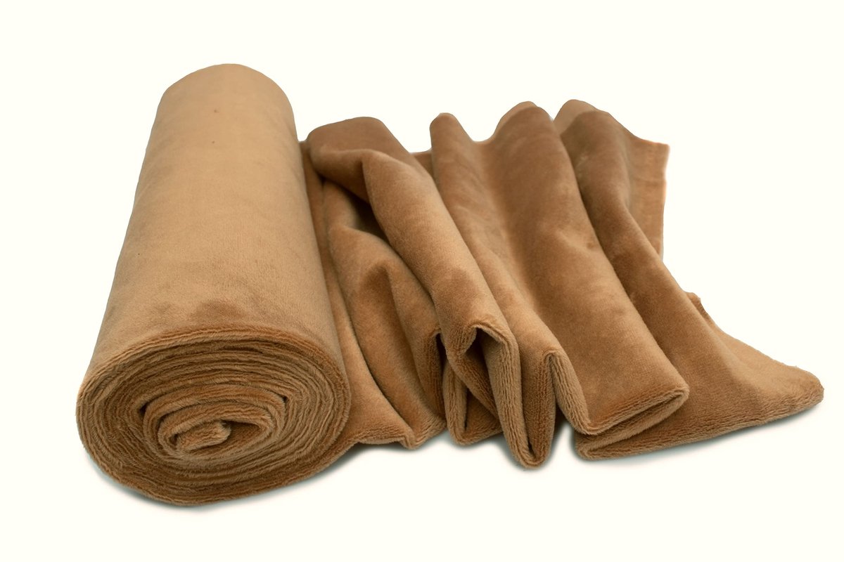 Dailygoods- Gebreide Stof - Polyestervezels - 50 x 160 cm - Glad Patroon - Zachte/Materiaalstructuur - Hydrofoob - Warmte-isolatie - Pluche