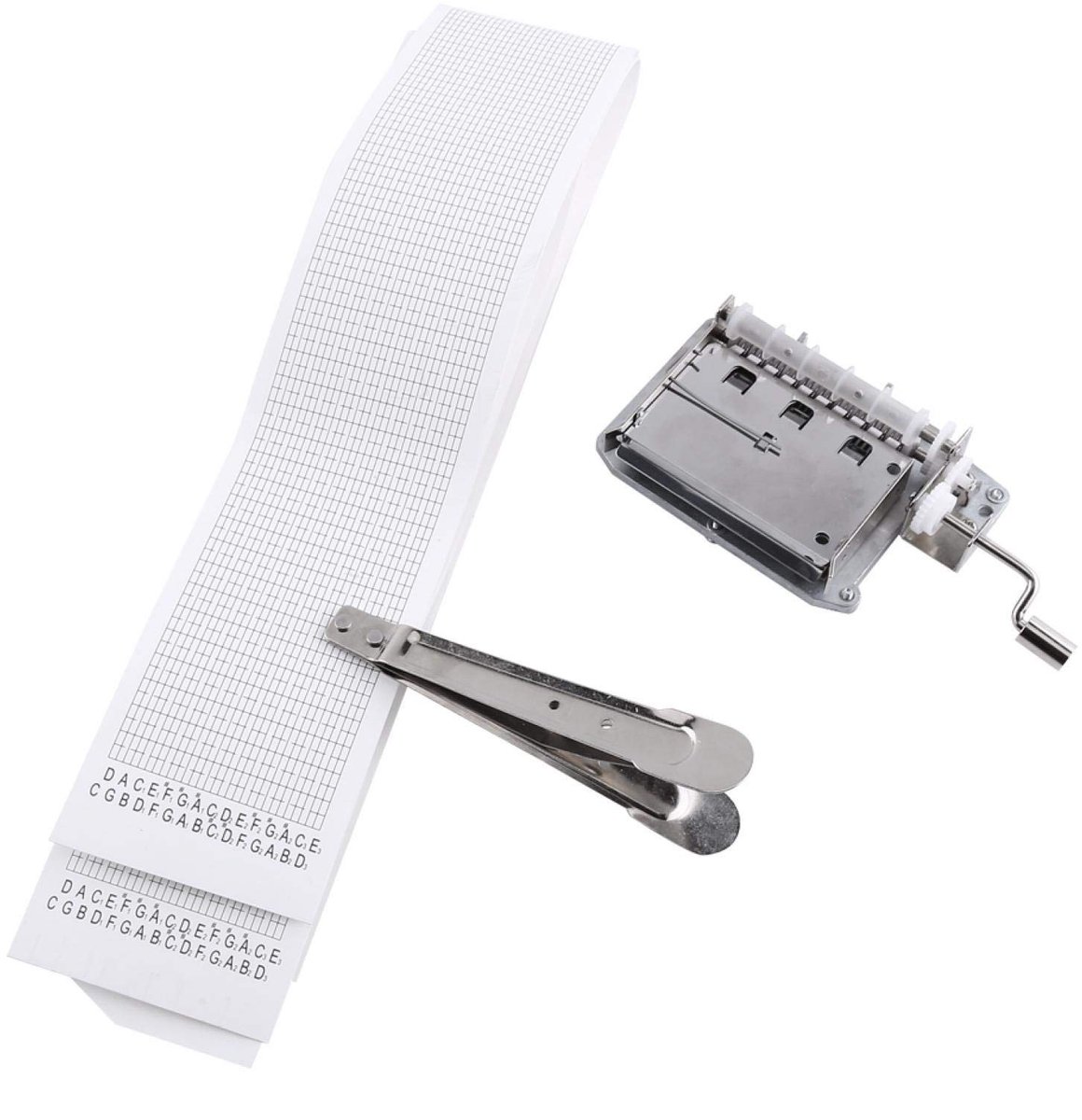 Dailygoods - 30-Note Tape Handslinger Muziekdoos - DIY Muziekdoos - Creatieve Kit voor Muziekprojecten - 30 Noten - Perfect voor Hobbyisten - Kunst en...